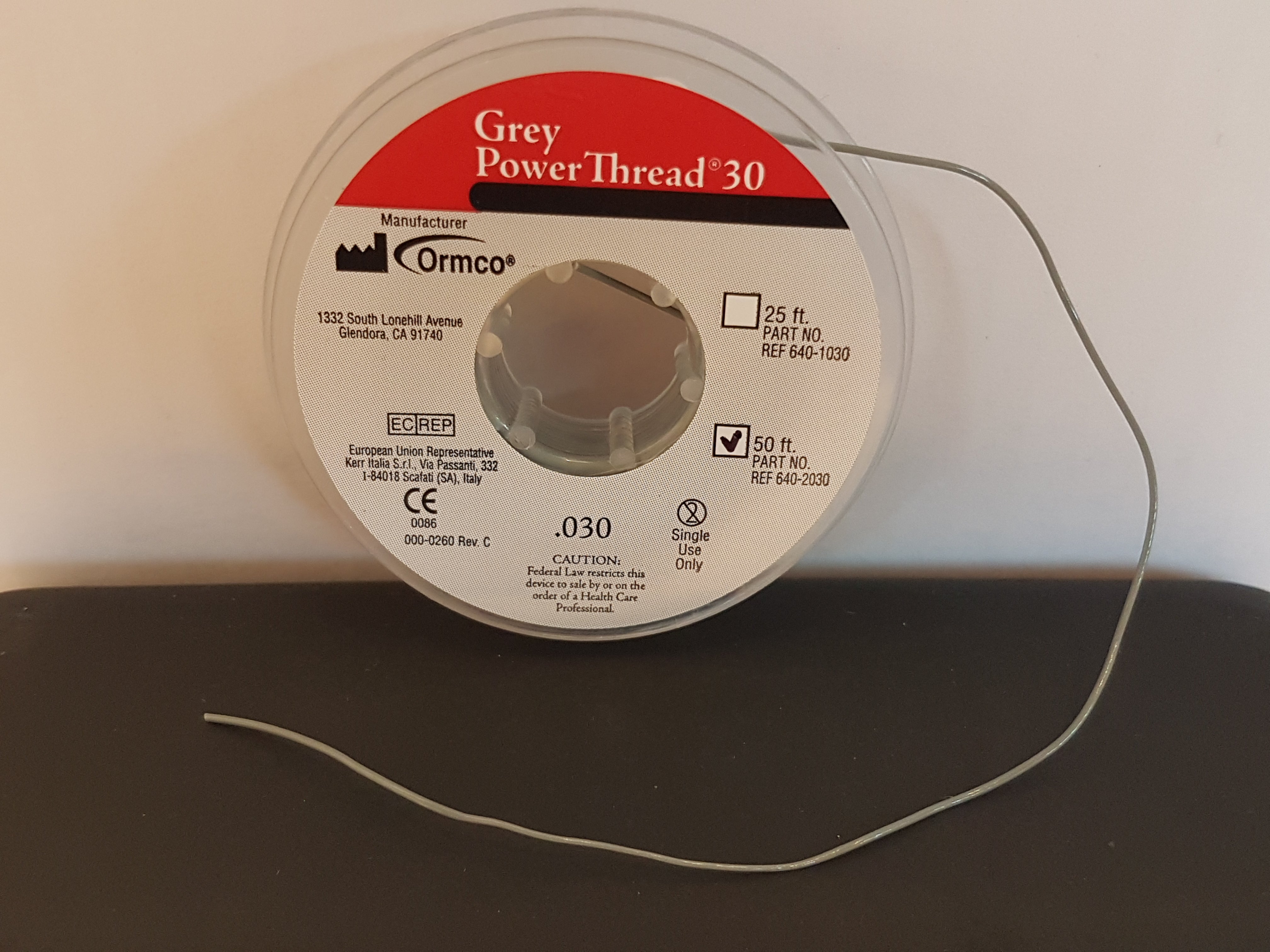 Produktbild - VF000142495 - Elastisk tråd slät grå 30