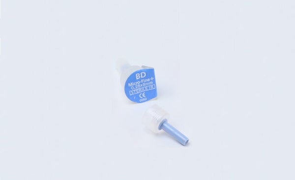 Produktbild - 62233 - Kanyl till insulinpenna facettslipad blå 31G 0,25x8mm