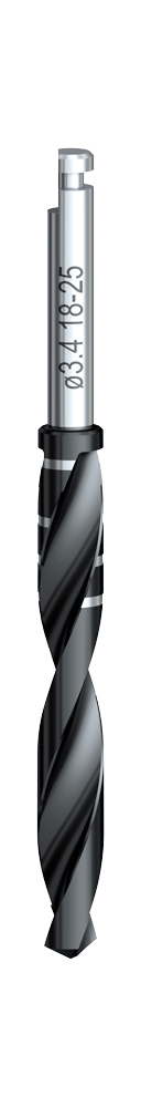 Produktbild - VF000180198 - Spiralborr 3,4x18-25mm