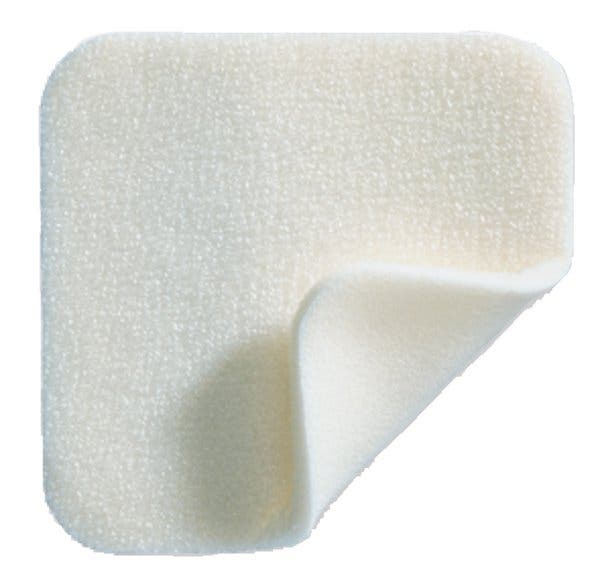 Produktbild - 47334 - Polyuretanskumförband med silikonbeläggning för lätt vätskande sår 20x50cm