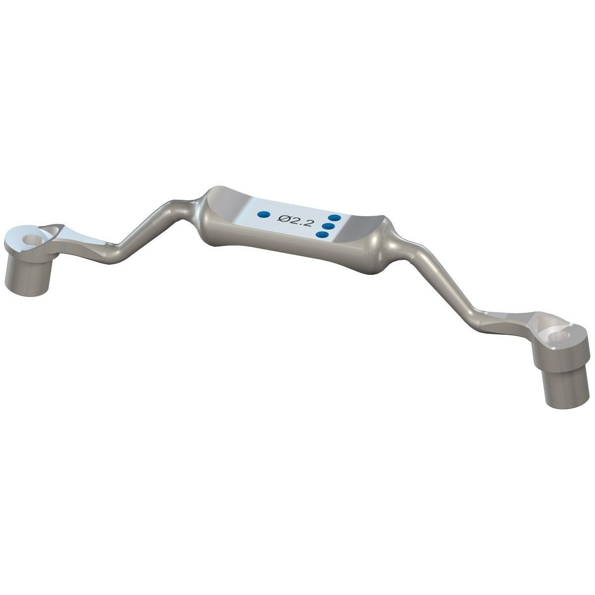 Produktbild - VF000179669 - Borrhandtag rostfritt stål med 1mm/3mm stopp 2,2mm