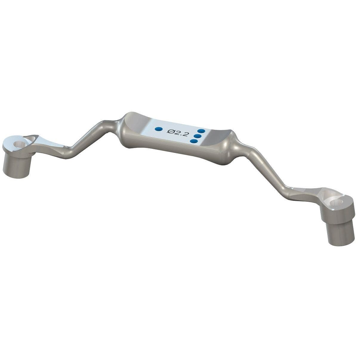 Produktbild - VF000179669 - Borrhandtag rostfritt stål med 1mm/3mm stopp 2,2mm