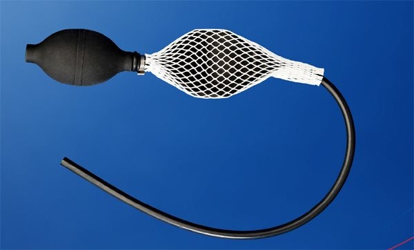 Produktbild - 59006 - Bollpump dubbel för rektoskopi flergångs med flergångsnät