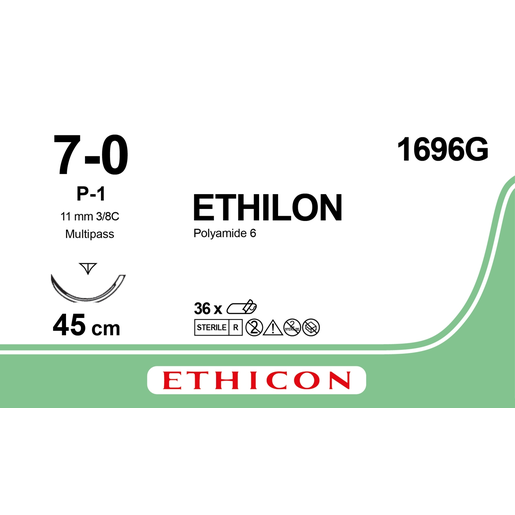 Produktbild - VF000149851 - ETHILON 7-0 P-1 45CM BLACK