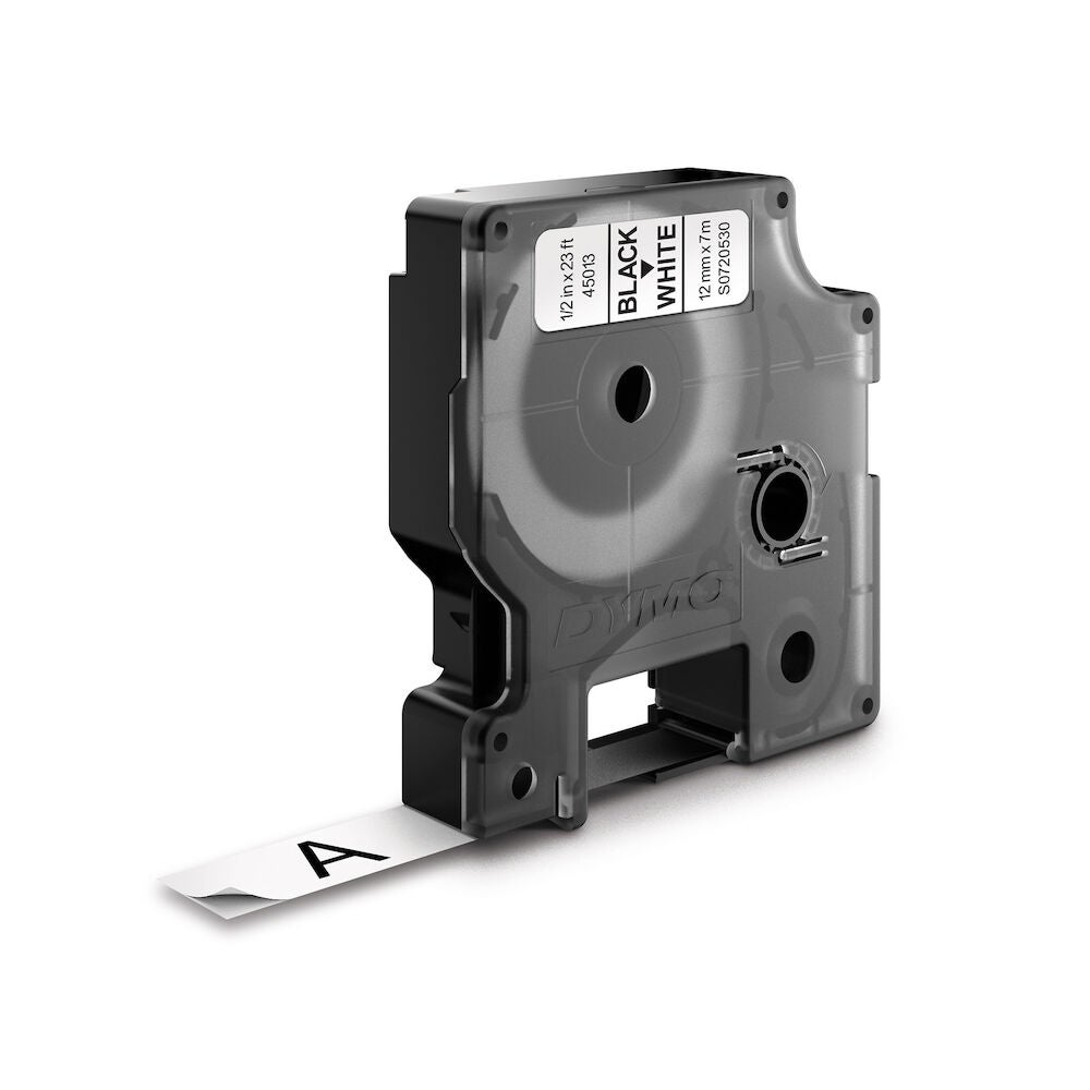 Produktbild - VF000183249 - Märkbandskassett extra tålig svart på vit 12mmx7m