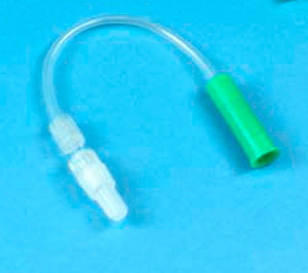 Produktbild - 59614 - Förbindelseslang för nefrostomi med grön kona och luer-lock 15cm