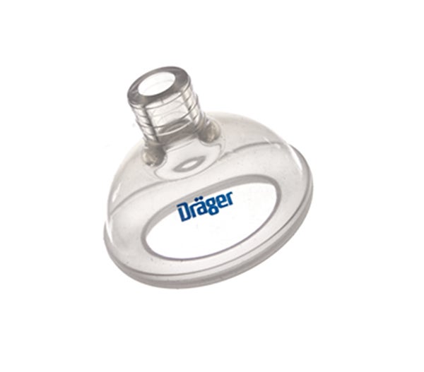 Produktbild - 61724 - Narkosmask rund helgjuten silikon flergångsbruk autoklaverbar spädbarn 1