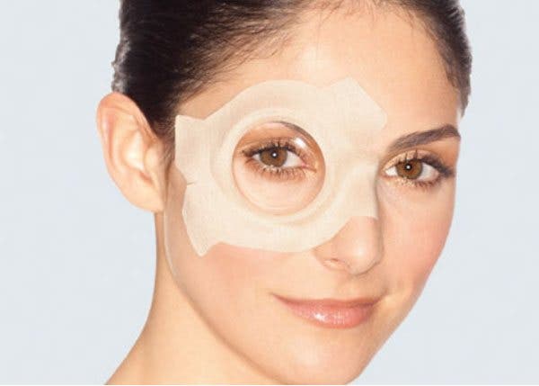 Produktbild - 50157 - Ögonskydd hårt med transparent synfält hudfärgat