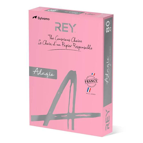 Produktbild - 64628 - Kopieringspapper ohålat cerise A4 80g