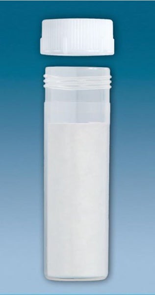 Produktbild - 65165 - Hylsa transparent med skruvlock och absorberande inlägg för rör 5-6ml 30x84mm