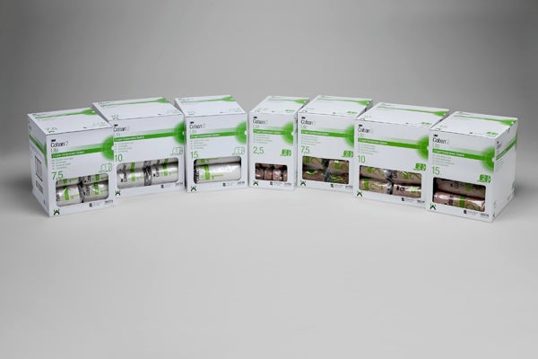 Produktbild - 61987 - Kompressionsbinda med komfortlager för arteriella och venösa sår och ödem 10cmx2,7m