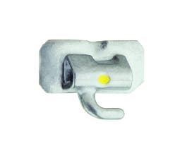 Produktbild - VF000141709 - Buckaltub titan nickelfri för höger underkäke med krok 0.018" torque -22° angulerad 0° distal offset 5° 10-pack