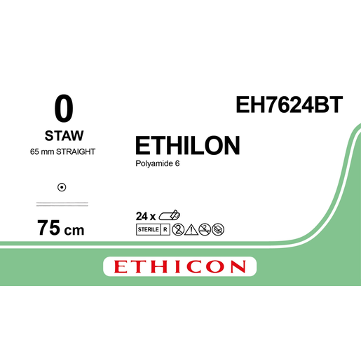 Produktbild - VF000149931 - ETHILON 0 2XSTAW 75CM BLACK