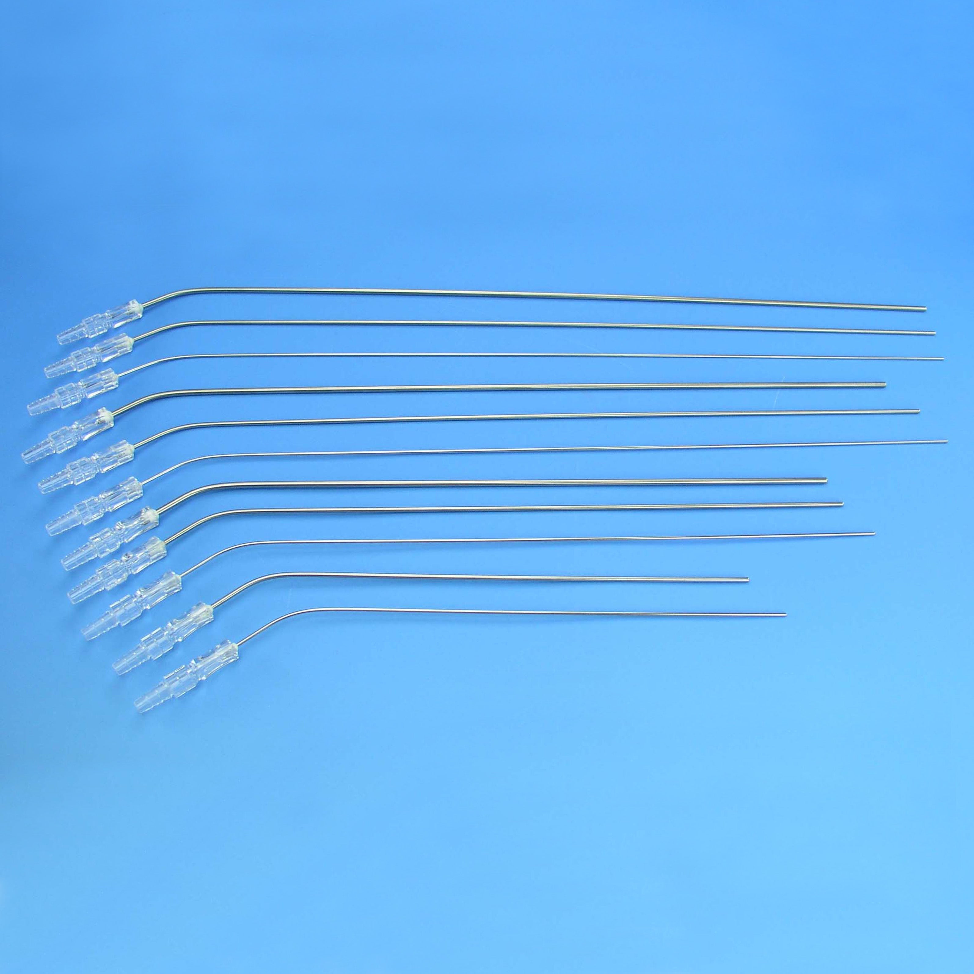 Produktbild - VF000184038 - Sugkanyl för bronko- och esofagoskopi i metall med vakuumkontroll 4,0mmx30cm