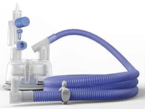 Produktbild - 52421 - Slangset med befuktningskammare till Optiflow Junior RT330