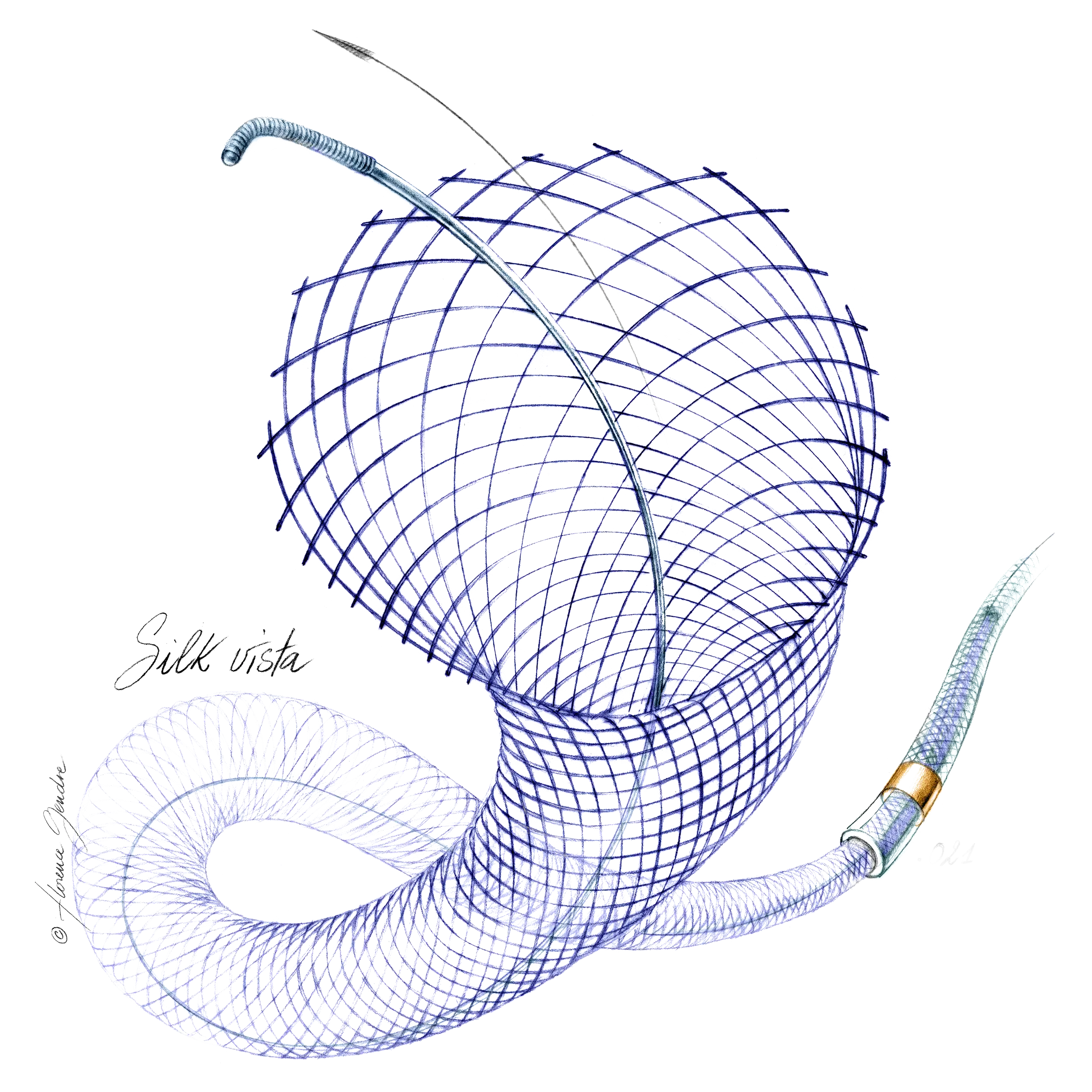 Produktbild 1 - SILK V 4,75 X 20 - Intrakraniell flow diverter Silk Vista självexpanderande platina/nitinol