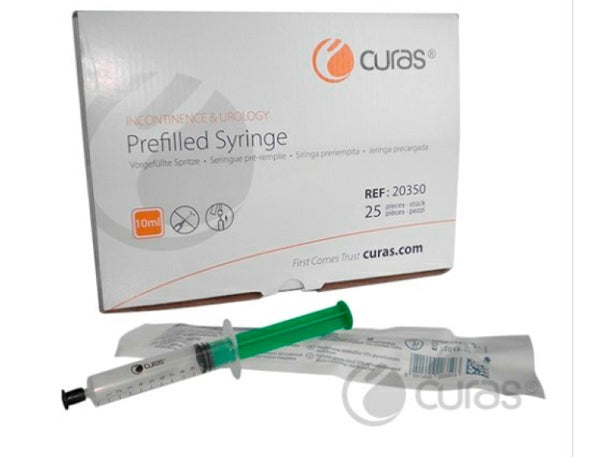 Produktbild - 59602 - Spruta till kateter förfylld med 10% glycerinlösning 10ml