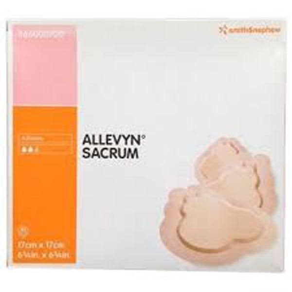 Produktbild - 57318 - Polyuretanförband sacrum med häftkant 17x17cm