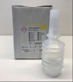 Produktbild - VF000177973 - Avkalkning för dialys till Fresenius maskiner Aqua Uno 100ml 10st/kartong