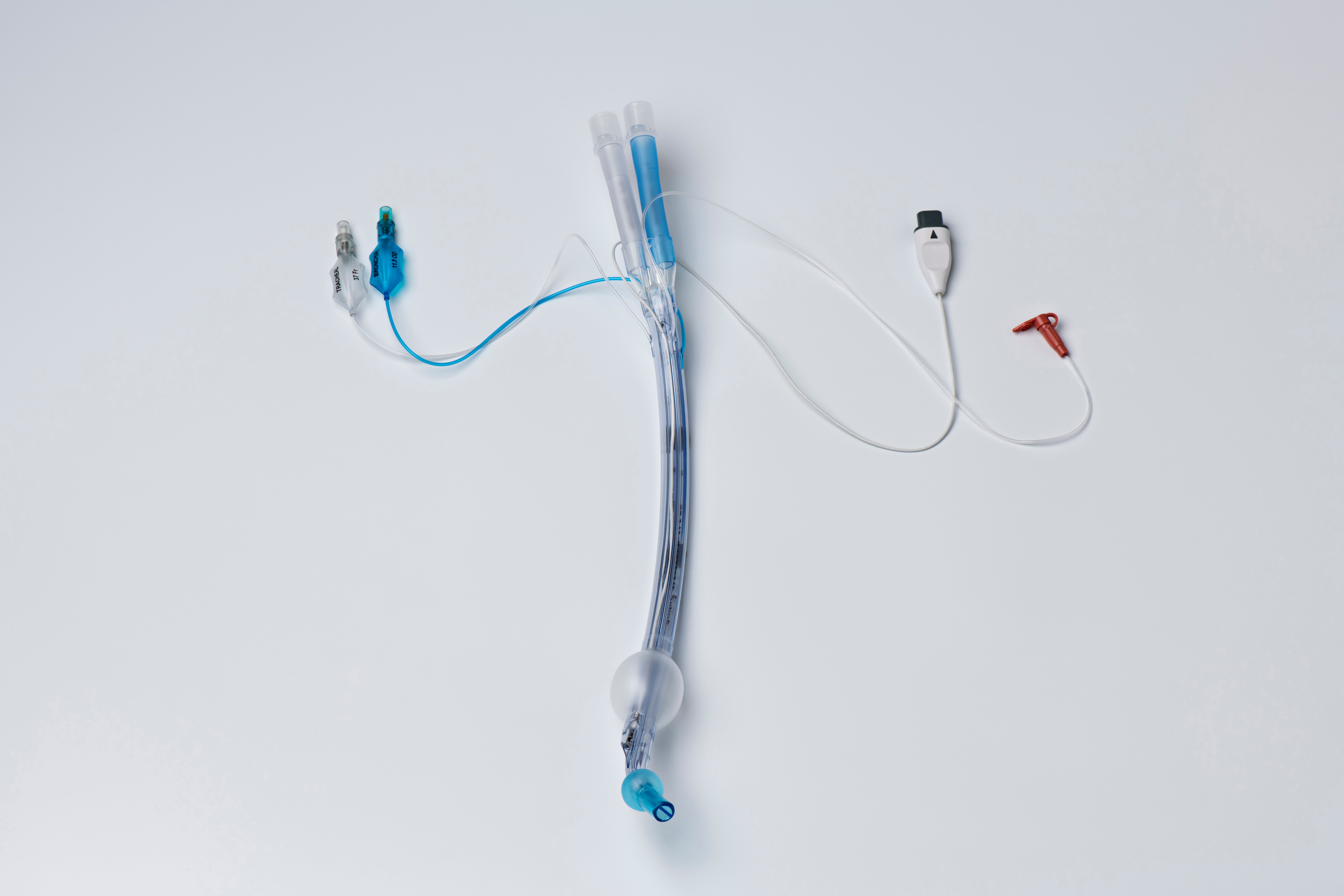 Produktbild - VF000185204 - Bronkealtub dubbellumen med kamera vänster rak med kuff utan hook 41