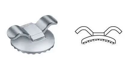 Produktbild - VF000140717 - Lingualfäste rund och böjd 2mm