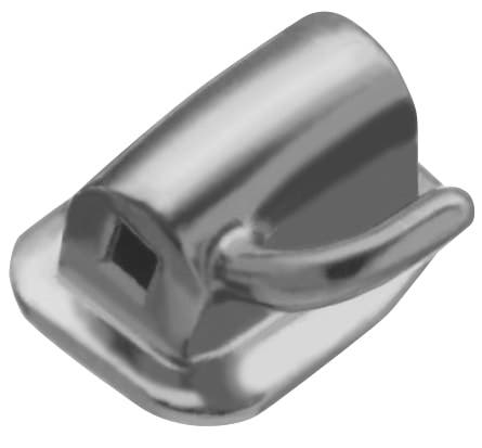 Produktbild - VF000141436 - Buckaltub rostfritt stål för vänster överkäke/höger underkäke 0.022" torque 0° distal offset 6° 10-pack