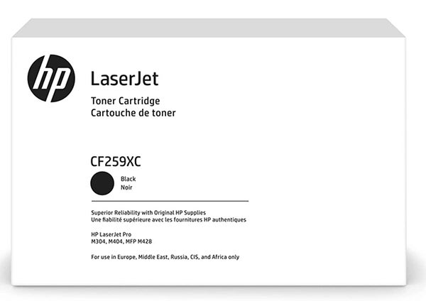 Produktbild - 64526 - Toner till HP 59X skrivare 3000 sidor M404 M406 M428 M430 svart