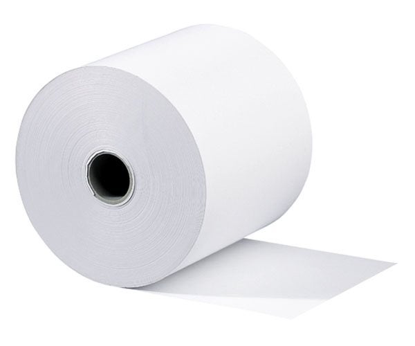 Produktbild - 52128 - Kvittorulle till BABS MFL thermo 1-blad utan bisfenol-A vit 80mmx80m kärna 12mm