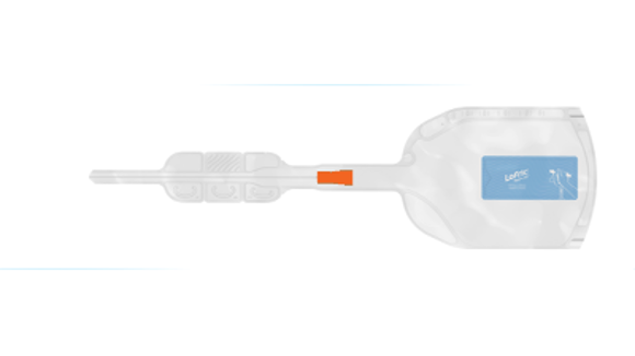 Produktbild - VF000177555 - Tappningskateter Nelaton hydrofil plast med vätska och påse CH16 20cm