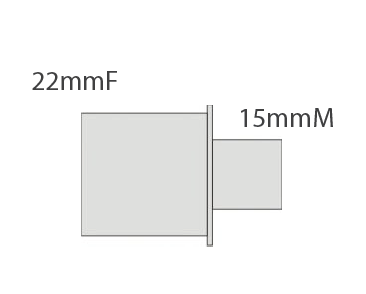 Produktbild - VF000185447 - Nippel till talventil 22F-15M