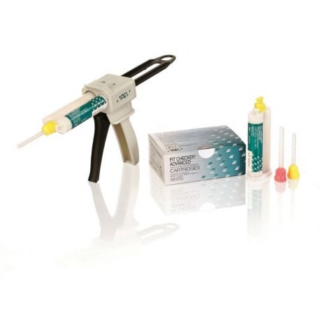 Produktbild - VF000175130 - Fit Checker automix-ampull vit med blandningsspetsar 2x62g