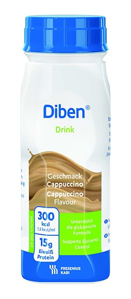 Produktbild - 44844 - Diben Drink kosttillägg för diabetes cappuccino 150kcal/100ml 200ml