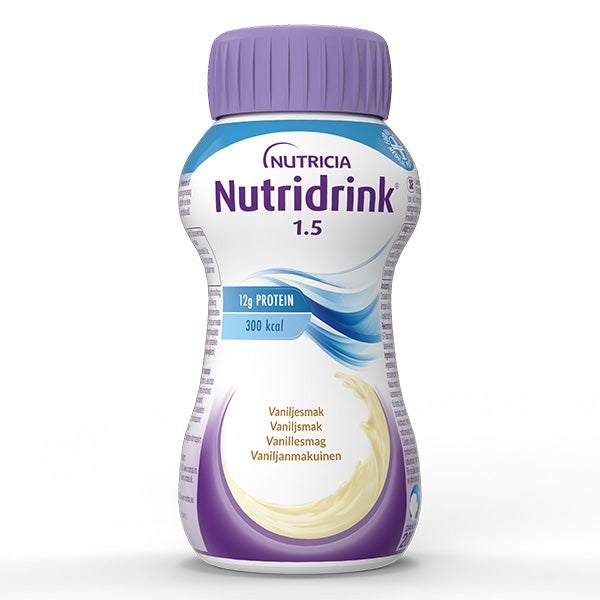 Produktbild - 63256 - Nutridrink kosttillägg komplett vanilj 150kcal/100ml 200ml