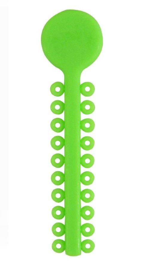 Produktbild - VF000140565 - Elastiska ligaturer neongrön 0.012"