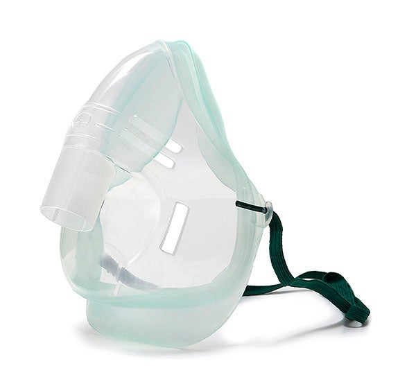 Produktbild - 61753 - Aerosolmask utan ventil vuxen koppling M22