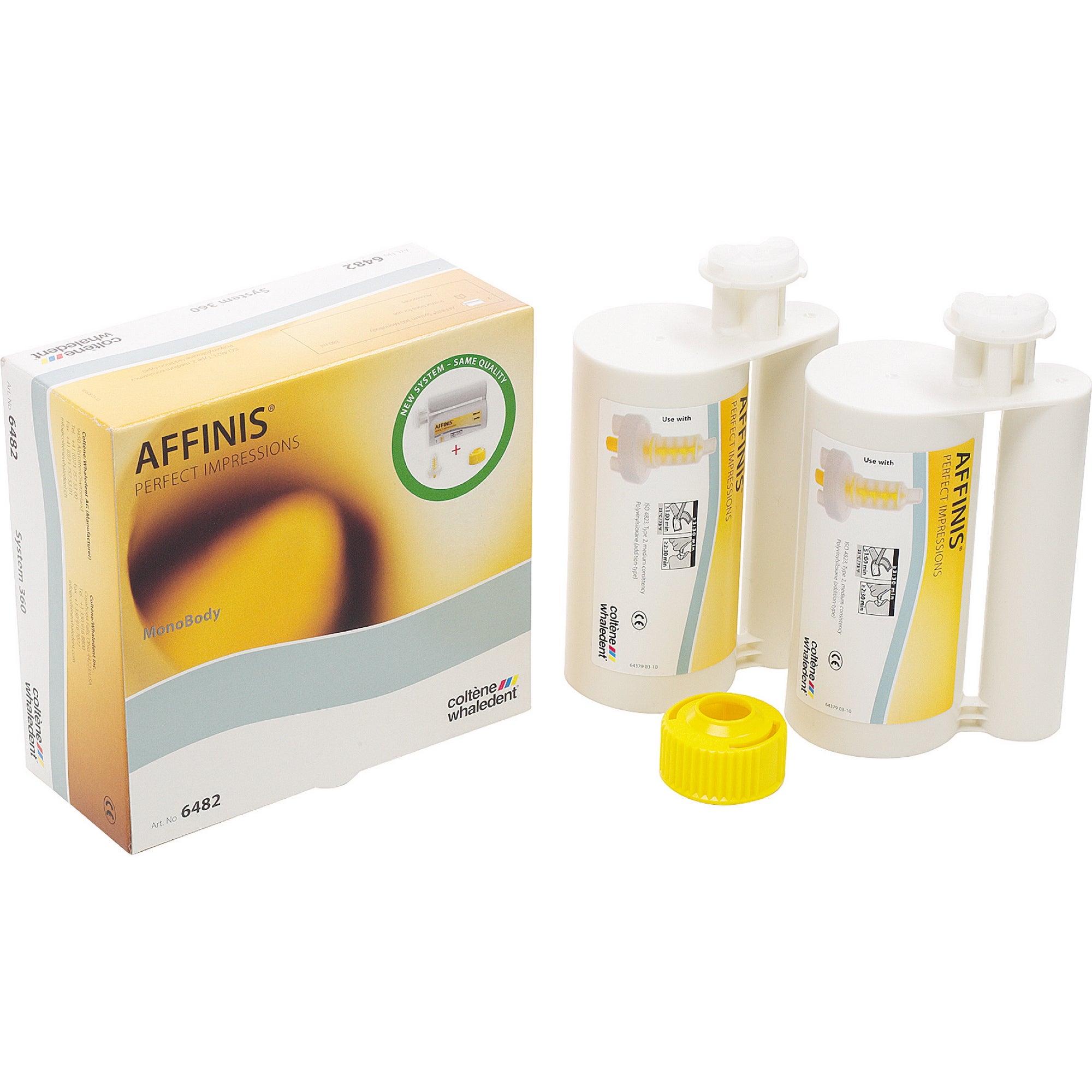 Produktbild - VF000145807 - Avtrycksmaterial A-silikon monobody refill för blandningsmaskin 2x380ml