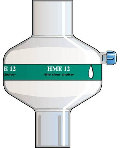 Produktbild - 82737 - Fukt- och värmeväxlare rak med port vuxen M15/F22-F15/M22 TV 150-1500ml