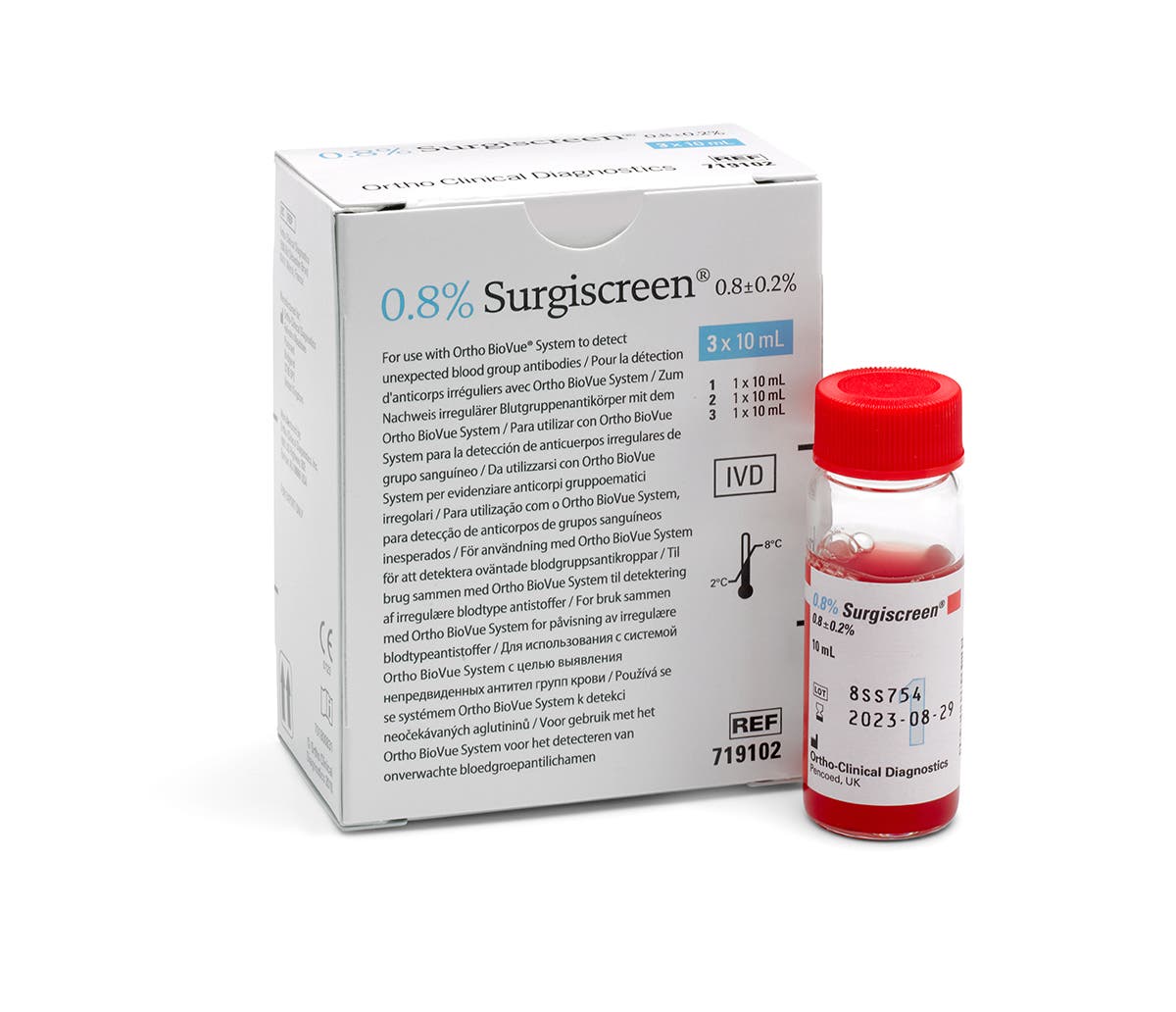 Produktbild - VF7009026 - Testerytrocyter SurgiScreen 0.8%