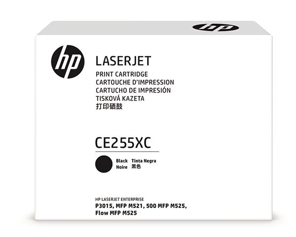 Produktbild - 64523 - Toner till HP 55X skrivare 12500 sidor M521 M525 P3015 svart