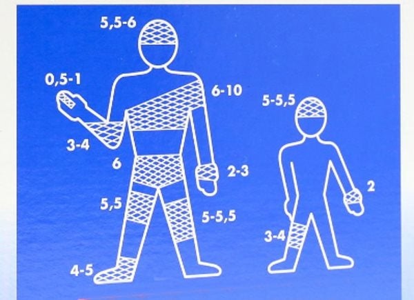 Produktbild - 57075 - Tubnät för fixering latexfri 10,1cmx25m