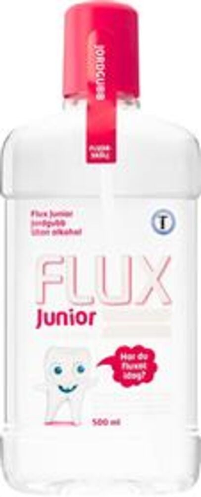 Produktbild - VF000121333 - Fluorskölj junior jordgubb 0,05% natriumfluorid 500ml