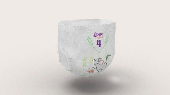 Produktbild - VF000177392 - Byxblöja barn med rivbar sida 247ml 7-11kg höft 32-58cm