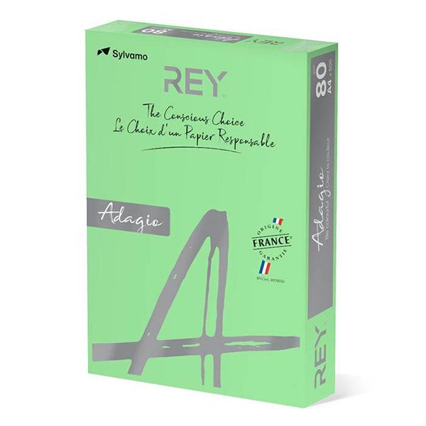 Produktbild - 64631 - Kopieringspapper ohålat grön A4 80g