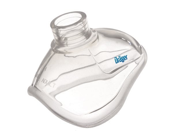 Produktbild - 49445 - Narkosmask silikon formad helgjuten autoklaverbar flergångsbruk vuxen strl 4