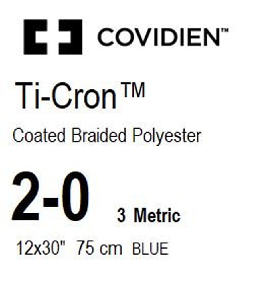 Produktbild - VF000150597 - TICRON™ 2-0 BLUE 12x75CM PRECUT x24