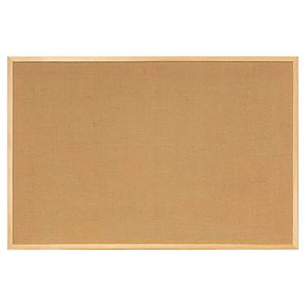 Produktbild - 41715 - Anslagstavla med fururam naturväv 60x100cm