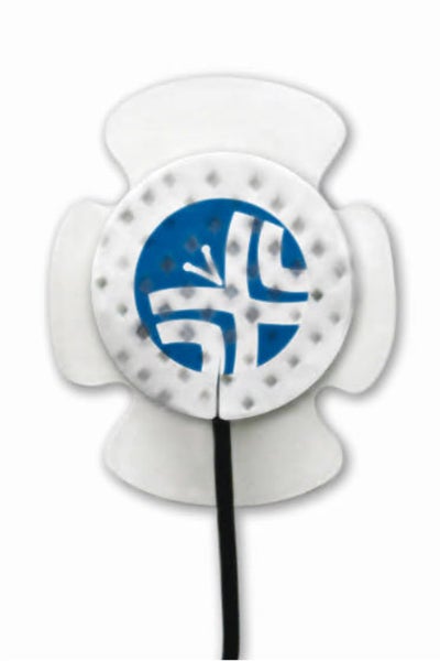 Produktbild - 62689 - EKG-elektrod för neonatal <1000 med fast gel och röntgentransparent slang med DIN-kontakt 50cm