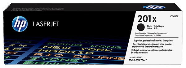 Produktbild - 64530 - Toner till HP 201X skrivare 2800 sidor M252 M274 M277 svart