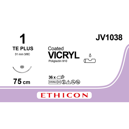 Produktbild - VF000149000 - VICRYL 1 TE 75CM VIOLET