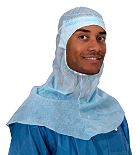 Produktbild - 58669 - MÖSSA HJÄLM AXELTÄCKANDE BLÅ SVETTBAND I RESÅR KNYTBAND UPPTILL